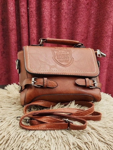 Large Capacity Shoulder Crossbody Bag PU Leather